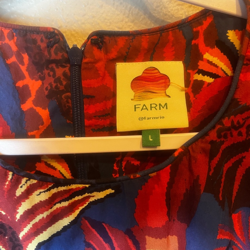 Farm Rio Animals Tapestry Mini Dress Size L - Picture 5 of 7